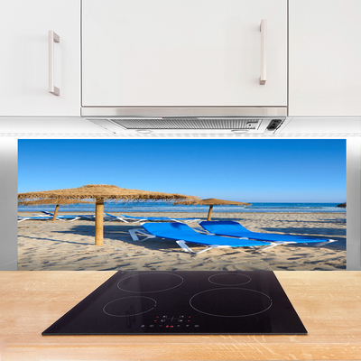 Painel cozinha Paisagem de praia e mar