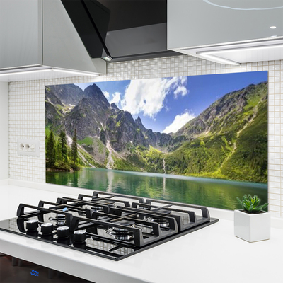 Painel cozinha Paisagem de lago de montanha