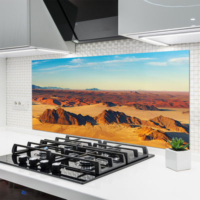 Painel cozinha Paisagem do céu do deserto