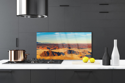 Painel cozinha Paisagem do céu do deserto