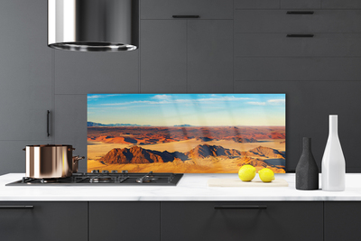 Painel cozinha Paisagem do céu do deserto