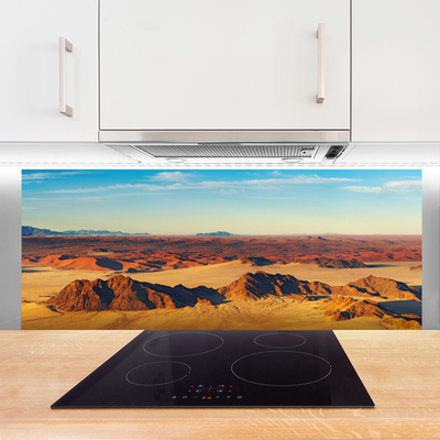 Painel cozinha Paisagem do céu do deserto
