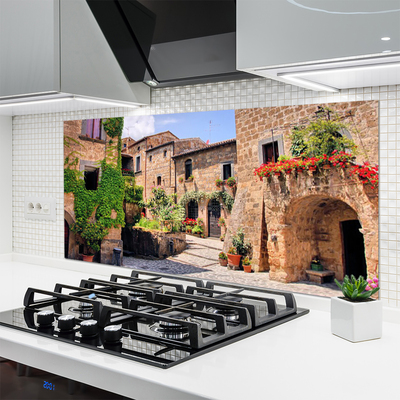 Painel vidro cozinha Beco Flores Casas Planta