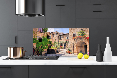 Painel vidro cozinha Beco Flores Casas Planta