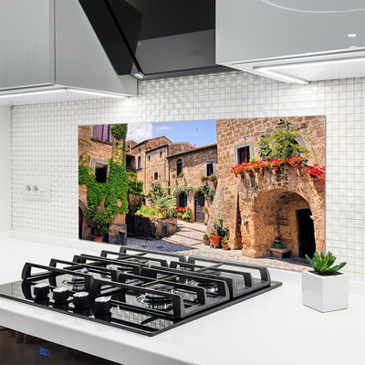 Painel vidro cozinha Beco Flores Casas Planta