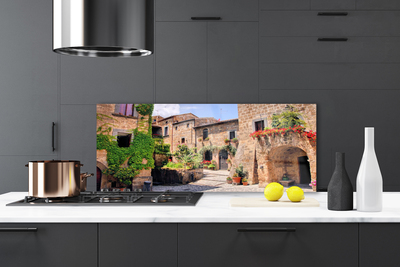 Painel vidro cozinha Beco Flores Casas Planta