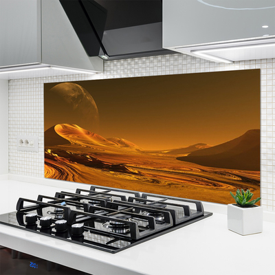 Painel cozinha Paisagem Espacial do Deserto