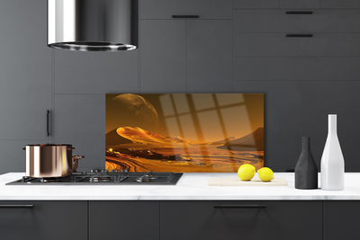 Painel cozinha Paisagem Espacial do Deserto