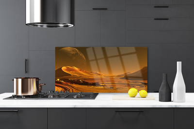 Painel cozinha Paisagem Espacial do Deserto