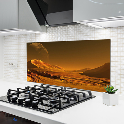 Painel cozinha Paisagem Espacial do Deserto