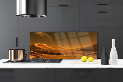 Painel cozinha Paisagem Espacial do Deserto