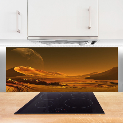 Painel cozinha Paisagem Espacial do Deserto