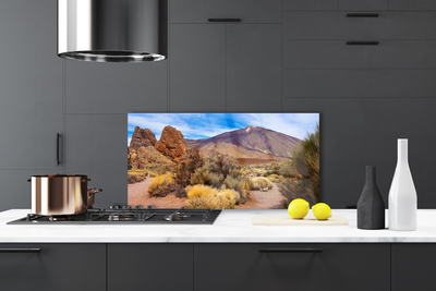 Painel cozinha Montanhas Plantas Rochas Paisagem