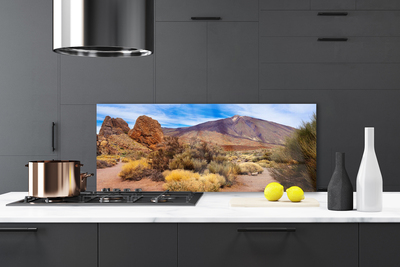 Painel cozinha Montanhas Plantas Rochas Paisagem