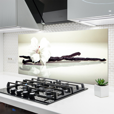 Painel vidro cozinha Flor Planta Natureza