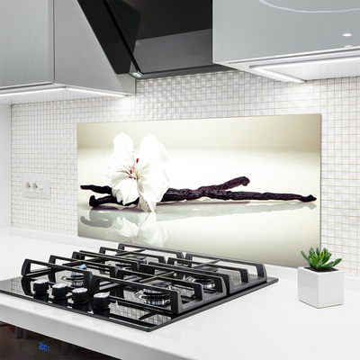 Painel vidro cozinha Flor Planta Natureza