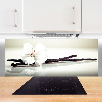 Painel vidro cozinha Flor Planta Natureza