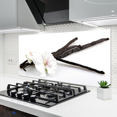 Painel vidro cozinha Flor Planta Natureza