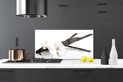 Painel vidro cozinha Flor Planta Natureza