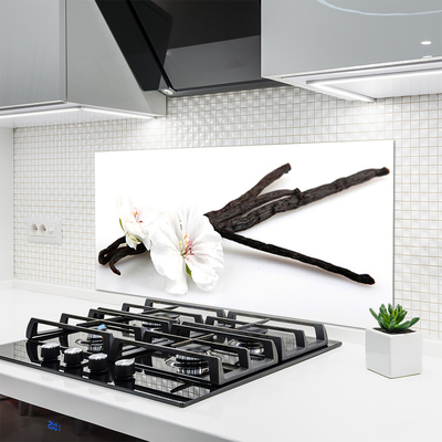 Painel vidro cozinha Flor Planta Natureza