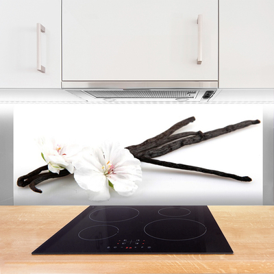 Painel vidro cozinha Flor Planta Natureza