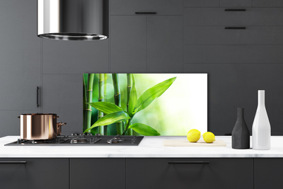 Painel cozinha Planta de folha de bambu Natureza