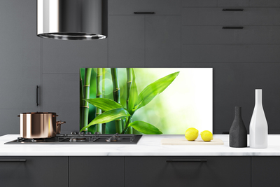 Painel cozinha Planta de folha de bambu Natureza
