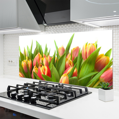 Painel cozinha Tulipas Flores Planta