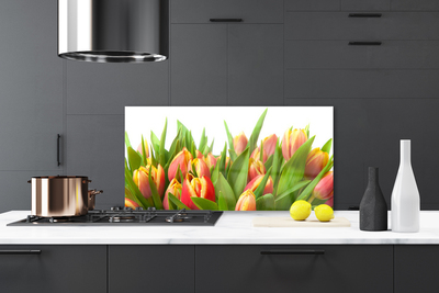 Painel cozinha Tulipas Flores Planta