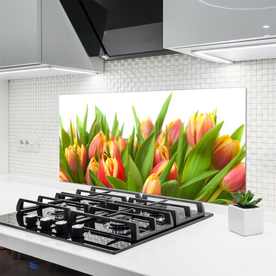 Painel cozinha Tulipas Flores Planta