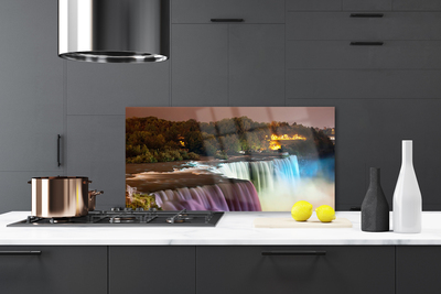 Painel cozinha Floresta Cachoeira Natureza