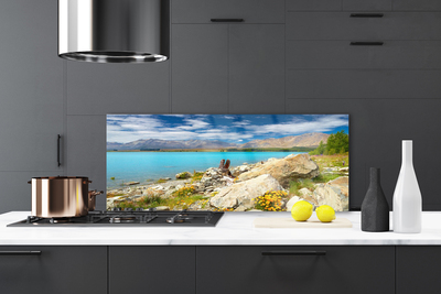 Painel vidro cozinha Paisagem de rochas marinhas