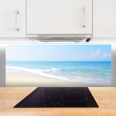 Painel cozinha Paisagem de praia e mar