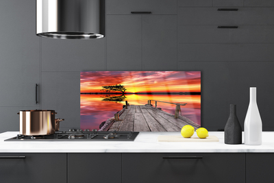 Painel vidro cozinha Arquitetura do Pier Lake