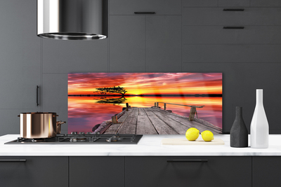 Painel vidro cozinha Arquitetura do Pier Lake