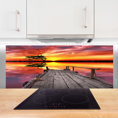 Painel vidro cozinha Arquitetura do Pier Lake