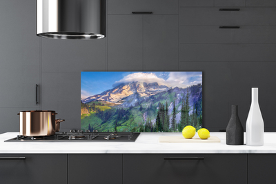 Painel cozinha Paisagem de floresta de montanha Natureza