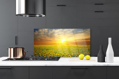 Painel cozinha Girassóis Sun Meadow