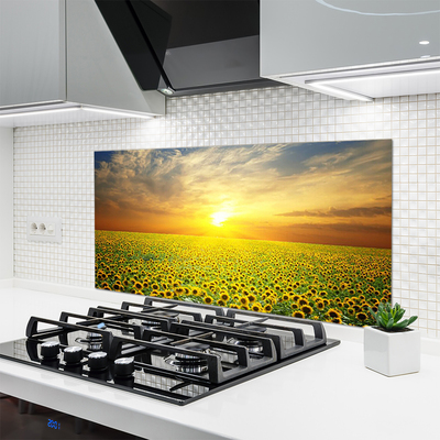 Painel cozinha Girassóis Sun Meadow