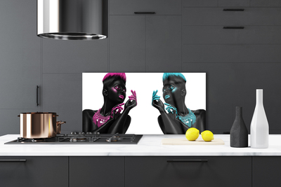 Painel cozinha Personagens de Arte