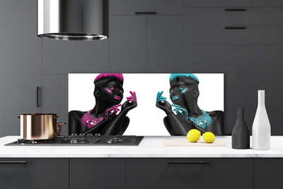 Painel cozinha Personagens de Arte