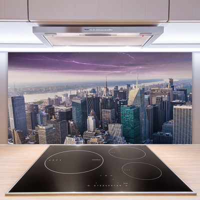 Painel cozinha Arranha-céus Casas da Cidade