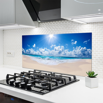Painel cozinha Praia Mar Sol Paisagem