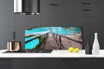 Painel vidro cozinha Arquitetura do Lago Stairs