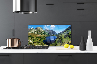 Painel cozinha Paisagem de lago de montanha