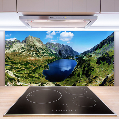 Painel cozinha Paisagem de lago de montanha