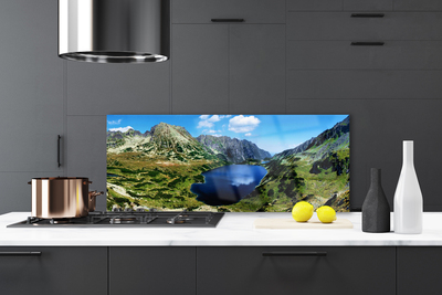 Painel cozinha Paisagem de lago de montanha