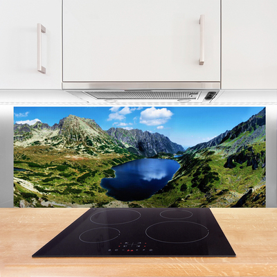 Painel cozinha Paisagem de lago de montanha