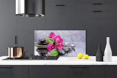 Painel cozinha Arte de orquídeas florais