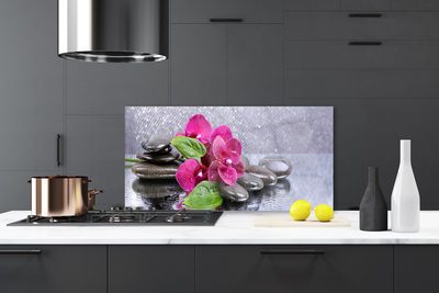 Painel cozinha Arte de orquídeas florais